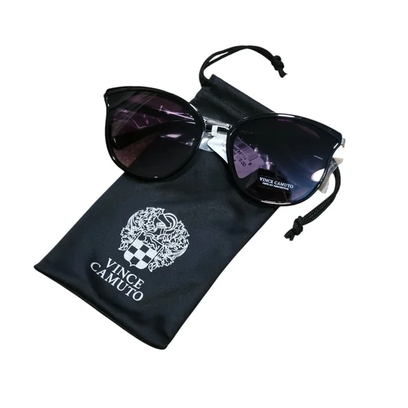 NWT | Vince Camuto | Black Cat-Eye Style Sunglasses - Picture 4 of 6